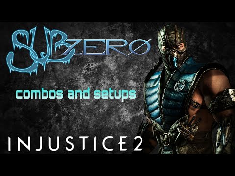 INJUSTICE 2: SUB ZERO COMBOS AND SETUPS