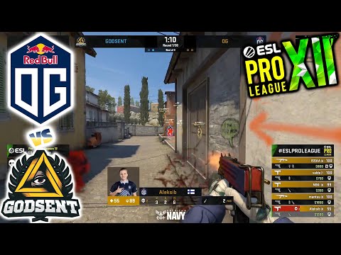 OG ON FIRE! 🇪🇺 OG vs 🇪🇺 GODSENT INFERNO HIGHLIGHTS - ESL Pro League Season 12 Europe