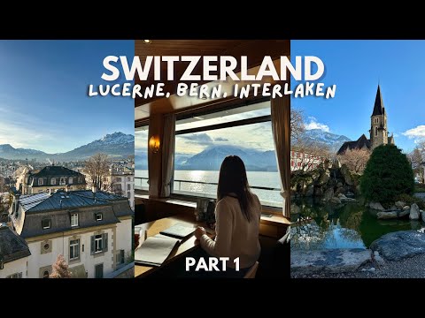 switzerland in the winter: lucerne, bern, interlaken!