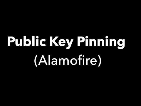 SSL Pinning in iOS using Swift - Part 6 (Public Key Pinning using Alamofire)