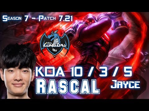 LZ Rascal JAYCE vs URGOT Top - Patch 7.21 KR Ranked
