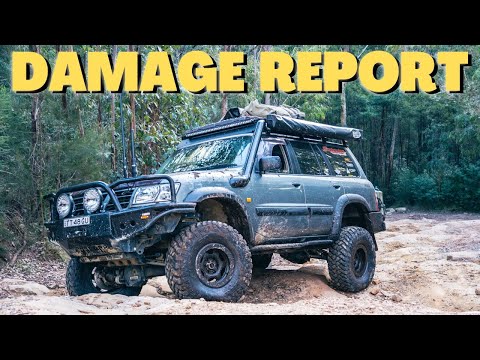 WHAT'S BUSTED!? Front end re-build + NEW 35 inch tyres | TB48 Nissan Gu Patrol