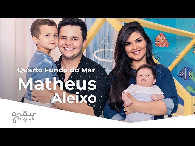 Matheus Aleixo e Paula Aires mostram Quarto Fundo do Mar dos filhos! | GRÃO DE GENTE