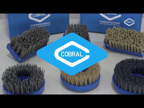 Natural stones and cement surfaces brushed with Cobral products