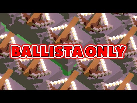 Can I beat Rogue Tower using only one type of tower?