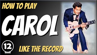 Carol - Chuck Berry | Guitar Lesson