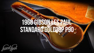 Video thumbnail for 1968 Gibson Les Paul Standard Goldtop P90 by SweetspotGuitars