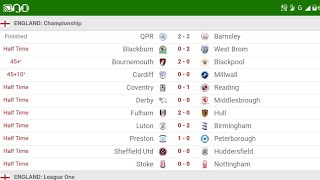 Flash score Halftime Results ( LIVE FOOTBALL MATCHES TODAY)
