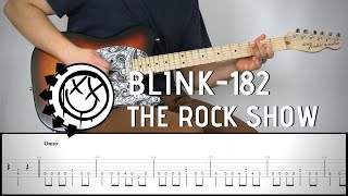 BLINK-182 - THE ROCK SHOW | Guitar Cover Tutorial (FREE TAB)