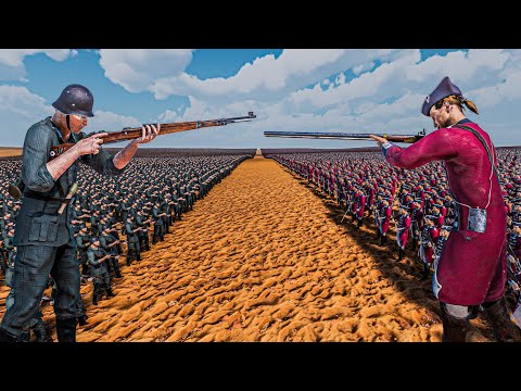 500.000 GERMAN SOLDIERS vs 1 MILLION RED COATS - Ultimate Epic Battle Simulator 2 UEBS 2