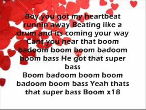 Super Bass Lyrics Nicki Minaj