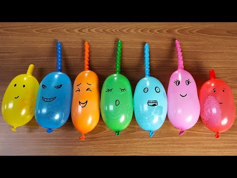 Making Crunchy Slime With Funny Balloons ! Most Satisfying Slime Video | Tanya St Video