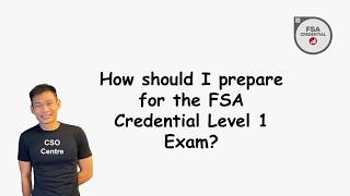 FSA Credential Level 1 — How to Actually Pass It