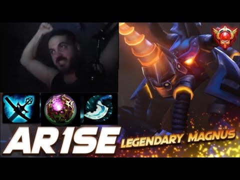 Ar1se Magnus Mid 20-0 Score  Most Legendary Game And Plays WAWWW Dota2 Highlights !!