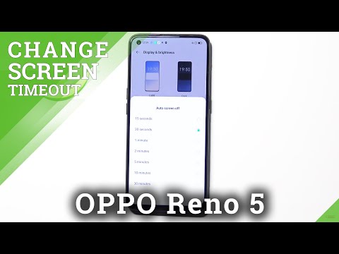 How to Change Screen Timeout in OPPO Reno 5 – Display Settings