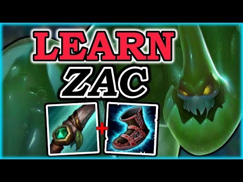 HOW TO PLAY ZAC LIKE A PRO IN 11 MINUTES - Zac Jungle Guide - League of Legends Champion Guide: Zac
