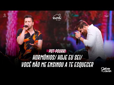 Cleber e Cauan - Pot-Pourri: Hormônios /Hoje Eu Sei/Você Não Me Ensinou a Te Esquecer |ResenhaEmCasa