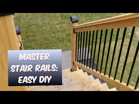 How to Build Safe and Stylish Deck Stair Railings