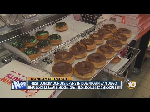 Dunkin' Donuts opens location in downtown San Diego