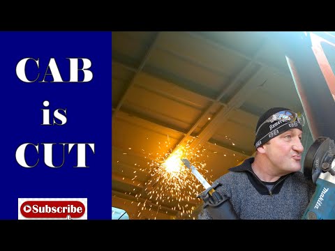 Expedition truck driver cabin cut in half !