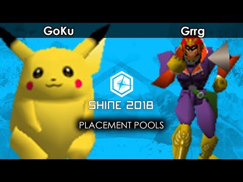 Smash 64:  GoKu (Pikachu) V Grrg (Captain Falcon) - Shine 2018 Tournament