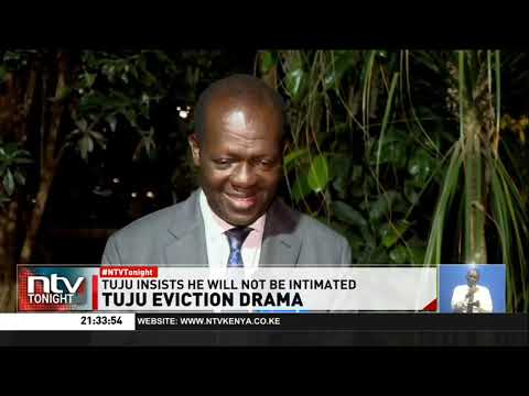 Former cabinet secretary Raphael Tuju resists attempts to evict him from his restaurant