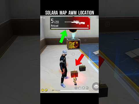 Solara Map AWM Location 🔥 Free Fire Best Weapon Loot Location in BR Rank #srikantaff