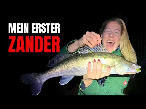 Endlich Zander! 🎣 Mein erster Fang am Rhein 👀