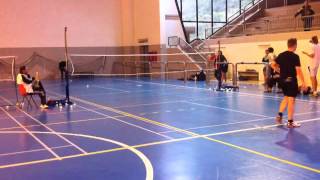 preview picture of video 'Racketlon Italian Open 2012: Men's Single Final - Badminton'