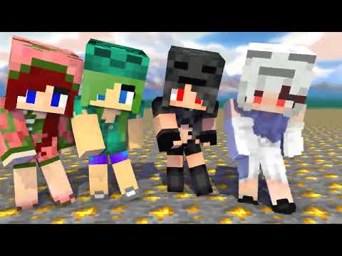 MONSTER SCHOOL:SKIRRI ZOMBIE AND CREEPER GIRLS - MINECRAFT ANIMATION