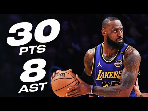 LeBron James ERUPTS For 30 PTS Against The Hawks | January 3, 2025