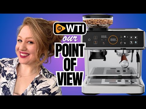 YAAKOV touch coffee maker with grinder Semi automatic espresso machine with milk frother - WTI product video review
