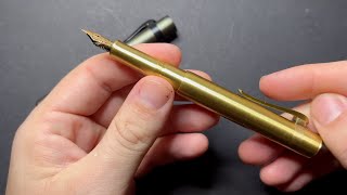 IT JUST GETS BETTER! The Hongdian M2 Brass Fountain Pen Mini-Review