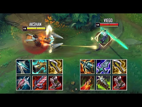 AKSHAN vs VIEGO FULL BUILD FIGHTS & Best Pentakills!