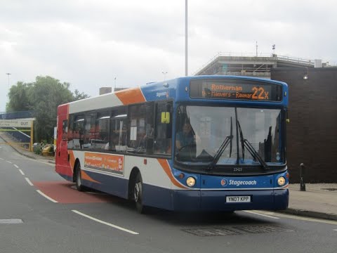 [THRASH] Stagecoach Yorkshire 22423 YN07KPP on 22X to Rotherham 20180803 Part 1