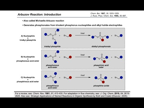 Synthesis Workshop: The Arbuzov Reaction (Episode 34)