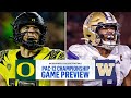 2023 Pac-12 Championship FULL PREVIEW: No. 5 Oregon vs. No. 3 Washington I CBS Sports