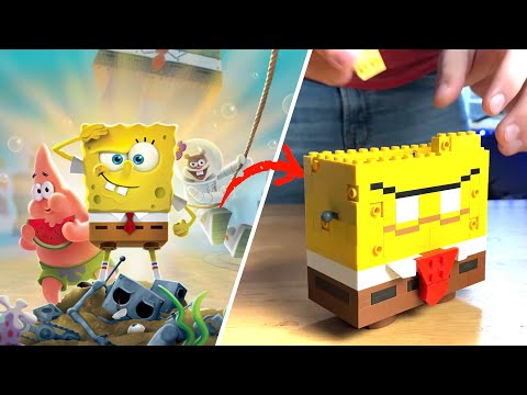 I Built SpongeBob in LEGO!!