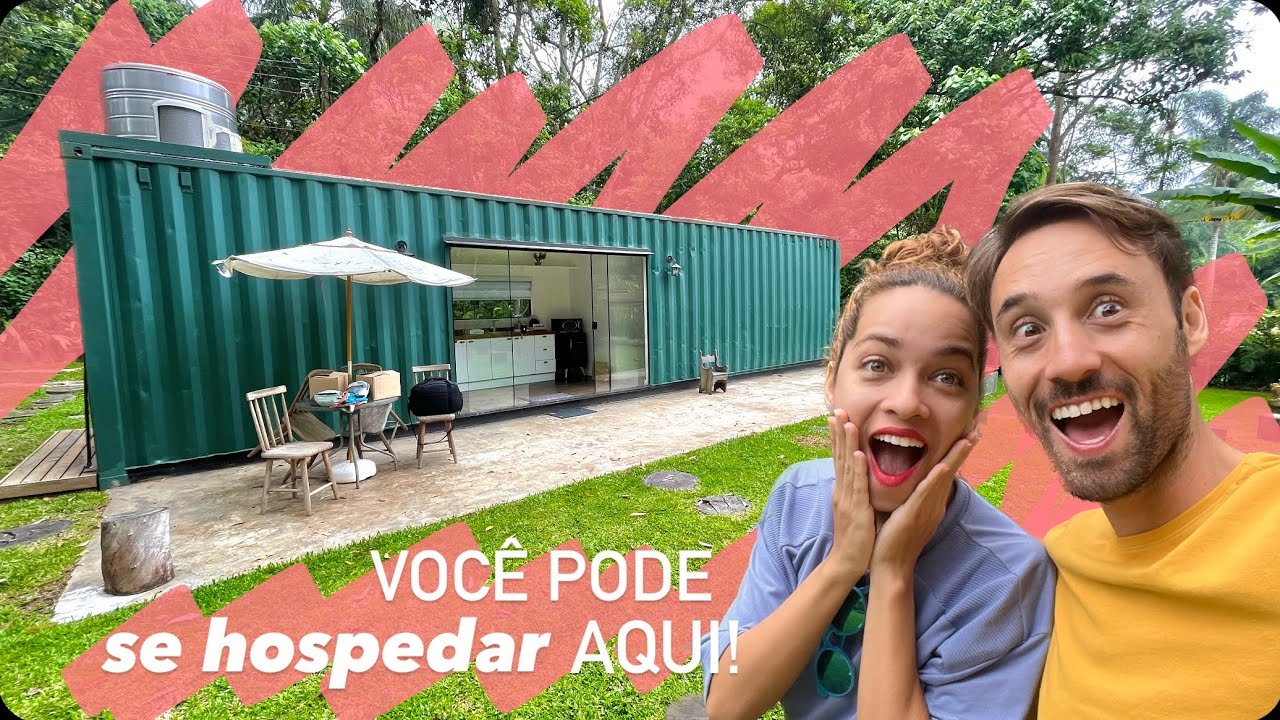 Get an inside look at a complete CONTAINER house! | Accommodation in São Paulo
