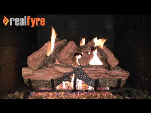 Peterson Charred Red Oak Gas Logs Demonstration