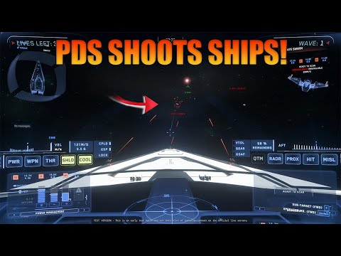 Point Defense Turrets Fire at Ships Now! Polaris 890J and Connie. Star Citizen Gets AI Blades?