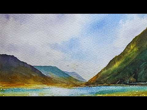 Atmospheric Scottish Landscape Watercolour Tutorial