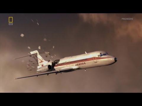 AEROLINEE ITAVIA FLIGHT 870 CRASH ANIMATION