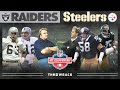 Frozen Fight Between Iconic Rivals! (Raiders vs. Steelers 1975, AFC Championship)