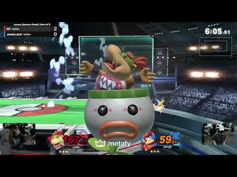 Smash Budokai 3 Losers Quarters - NC (Bowser Jr.) vs. JumboJack (Diddy Kong)