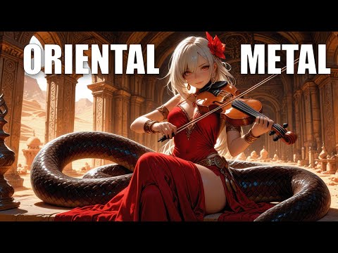 Serpent of the Crimson Sands | Oriental Metal Instrumental Music for Gaming & Deep Focus
