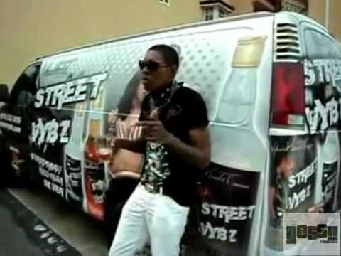 Vybz Kartel Popcaan & Shawn Storm Exclusive {Street Vybz Medley In Front Di Scenes} Gaza - May 2010