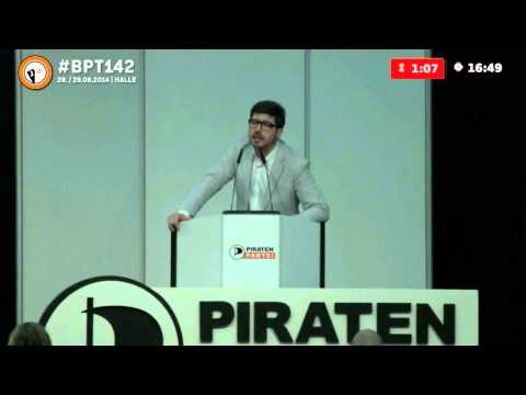 Christopher Lauer grandiose Kandidatur Rede beim #aBPT14