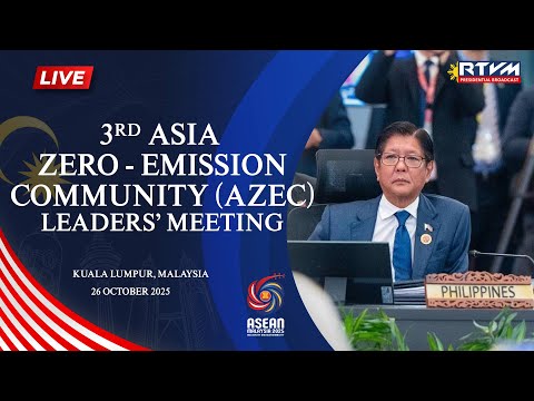 3rd Asia Zero-Emission Community (AZEC) Leaders’ Meeting 10/26/2025