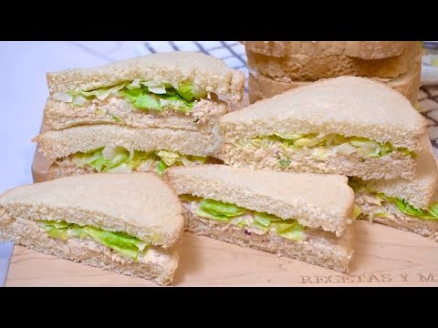 Cómo hacer Sandwich de Atún, receta de Cuaresma y Semana Santa facil y economica